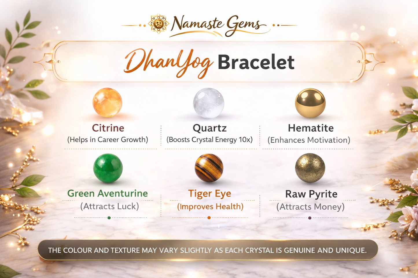 Dhanyog Wealth Bracelet – Attract Abundance & Financial Growth