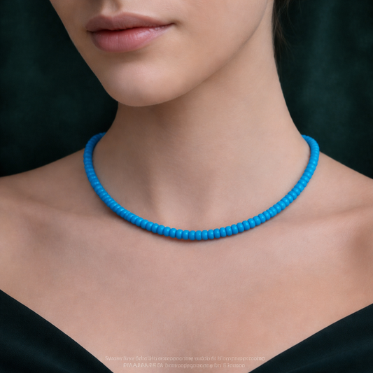 Natural Blue Ethiopian Opal Necklace – Iridescent Ocean Gem | Meaningful Jewelry Gift for Women