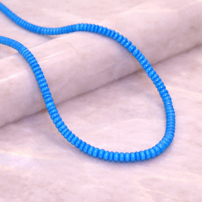 Natural Blue Ethiopian Opal Necklace – Iridescent Ocean Gem | Meaningful Jewelry Gift for Women