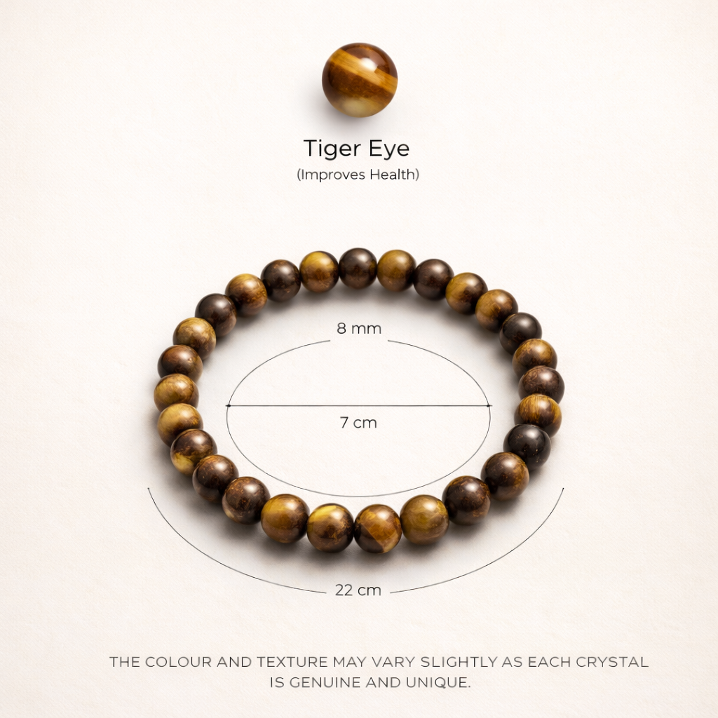 Tiger Eye Bracelet – Good Health, Strength & Courage Energy