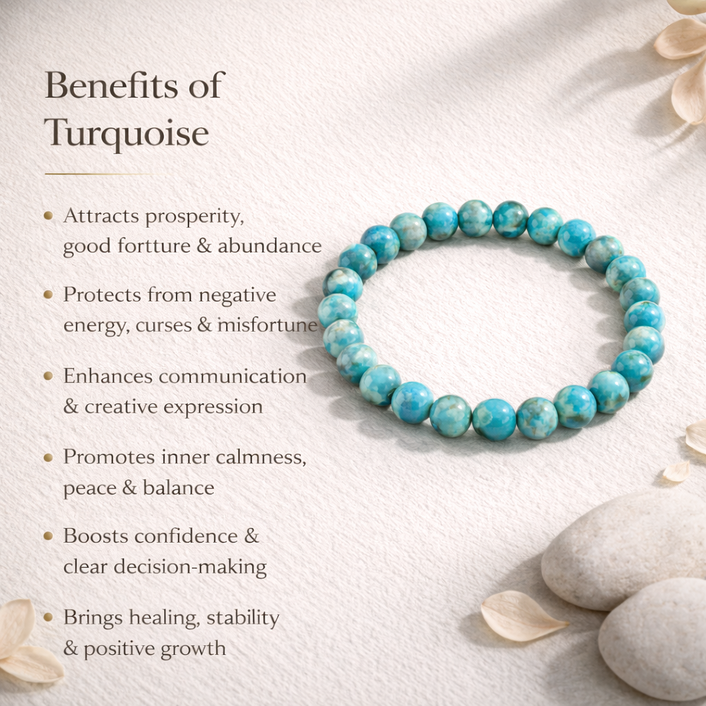 Turquoise Bracelet – Peace, Balance & Protective Energy
