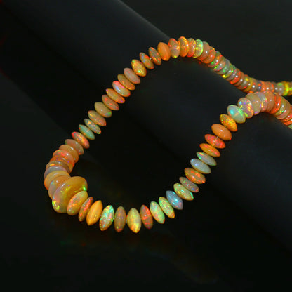 Natural Ethiopian Opal Necklace – Emotional Healing, Light & Timeless Style