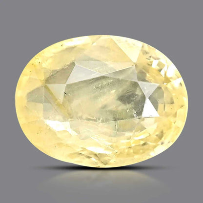 Pukhraj Ceylon (Yellow Sapphire) Gemstone Wight Yellow 4.25-6.25