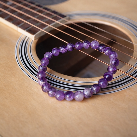 Amethyst Bracelet – Peace, Stress Relief & Calming Healing Energy