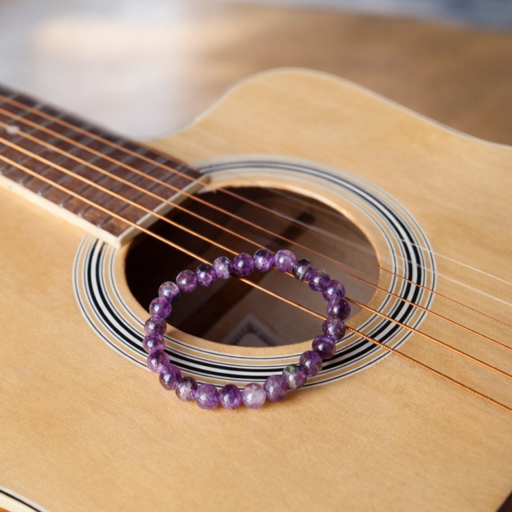 Amethyst Bracelet – Peace, Stress Relief & Calming Healing Energy