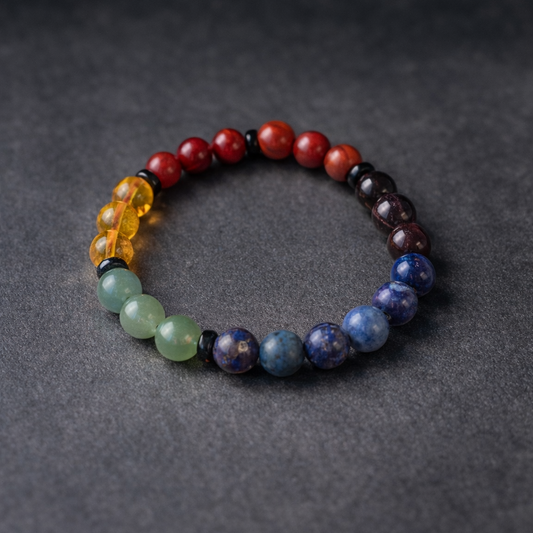 Seven Chakra Bracelet – Balance, Healing & Positive Energy