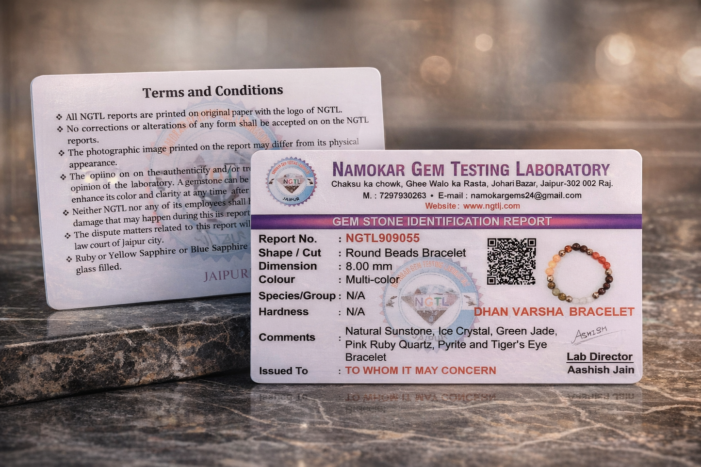 Dhanvarsha Bracelet – Financial Growth, Success & Wealth Energy