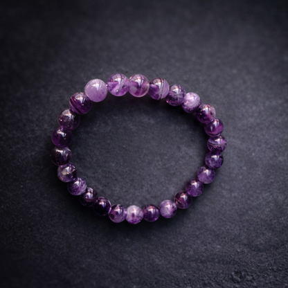 Amethyst Bracelet – Peace, Stress Relief & Calming Healing Energy