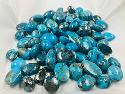 Natural Light Blue Feroza (Turquoise) Gemstone 4.25 to 6.25 Carats Certified Original Turquoise Stone for Luck, Protection & Healing