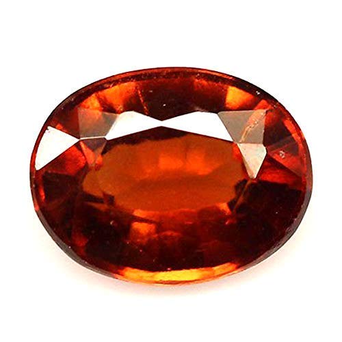Natural Gomed (Hessonite Garnet) Gemstone 4.25 to 6.25 Carats Dark Brown Red Certified Original Rahu Stone