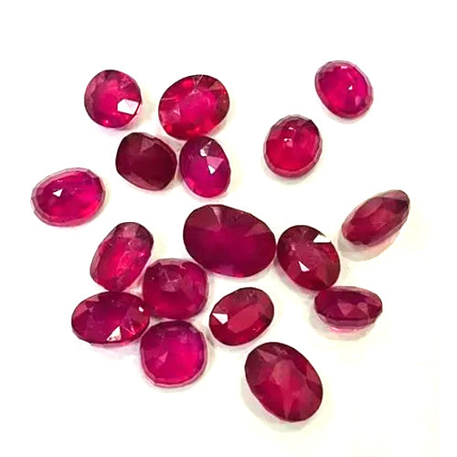 Natural Manik (Ruby) Gemstone Dark Pink 4.25 to 6.25 Carats Certified Original Ruby Stone for Sun Power, Confidence & Success