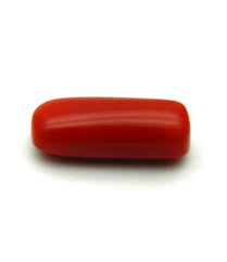 Natural Munga (Red Coral) Gemstone Scarlet 6.25 to 8.25 Carats Certified Original Moonga Stone for Courage, Energy & Mars Strength
