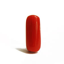 Natural Munga (Red Coral) Gemstone Scarlet 6.25 to 8.25 Carats Certified Original Moonga Stone for Courage, Energy & Mars Strength