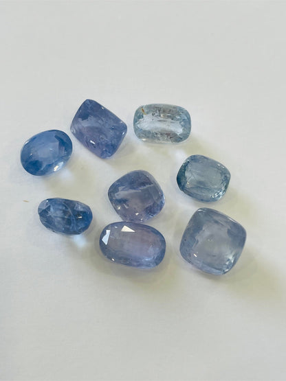 Natural Neelam (Blue Sapphire) Gemstone Light Blue Oval 4.25 to 6.25 Carats Certified Original Neelam Stone for Saturn Strength, Success & Protection
