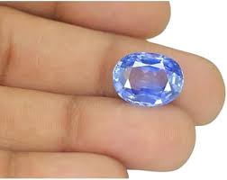 Natural Neelam (Blue Sapphire) Gemstone Light Blue Oval 6.25 to 8.25 Carats Certified Original Neelam Stone for Saturn Strength, Success & Protection